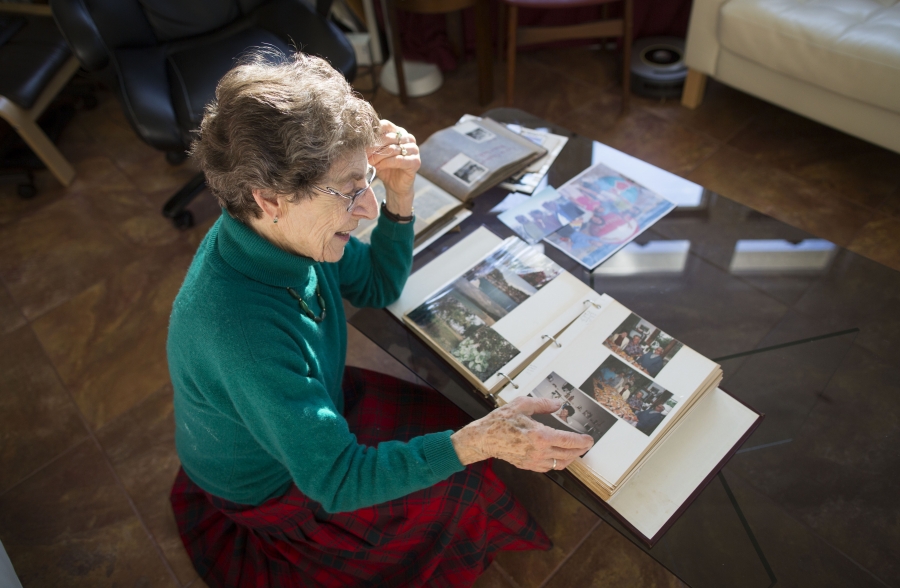 Portrait of France Juliard Pruitt ’56 was only 5 when she was forced into hiding. “My parents knew,” she says, “that if we stayed in Belgium, like 64 other members of our family did, there was no hope.” 