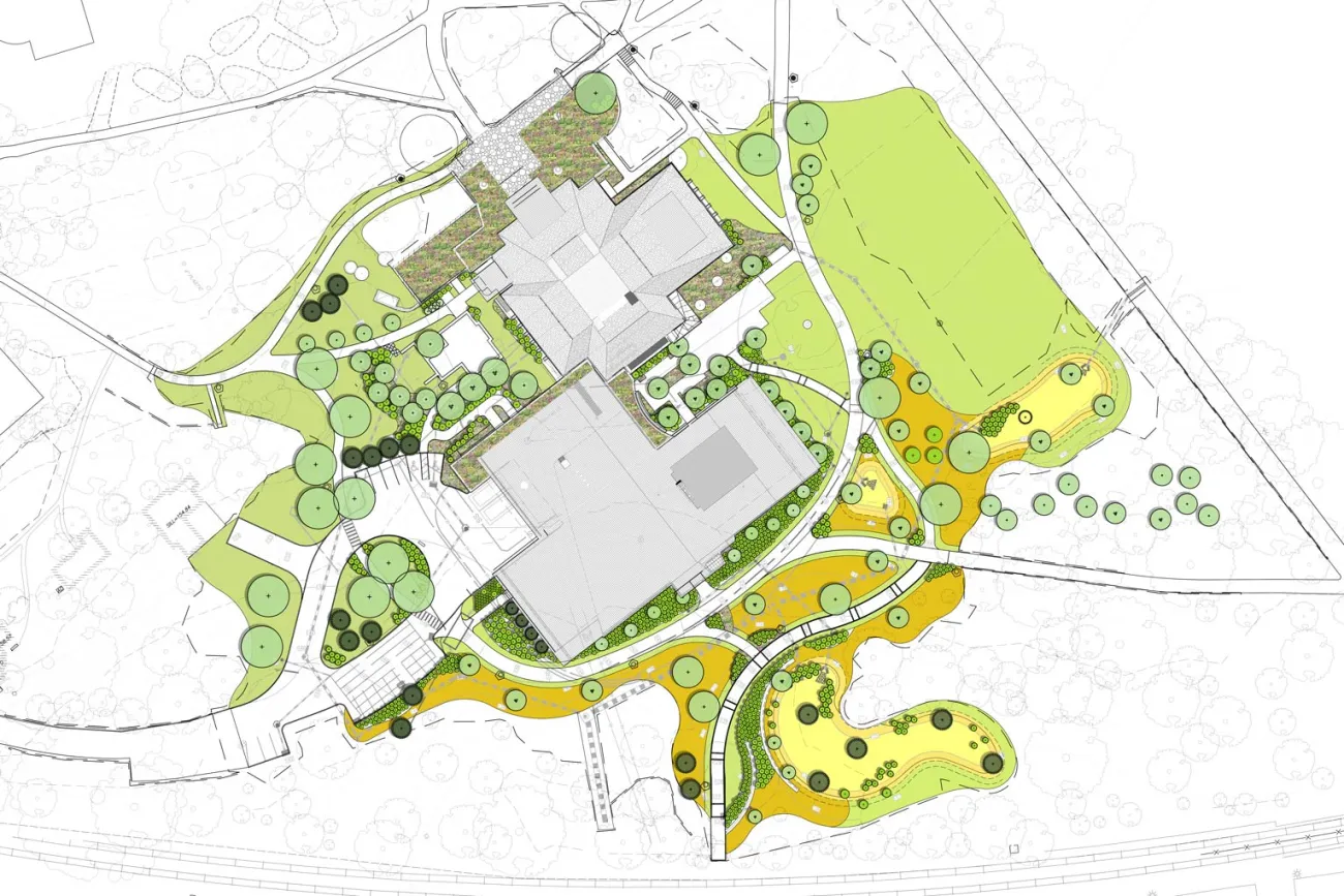 Screenshot depicting plans for Sharples Landscaping and Grounds