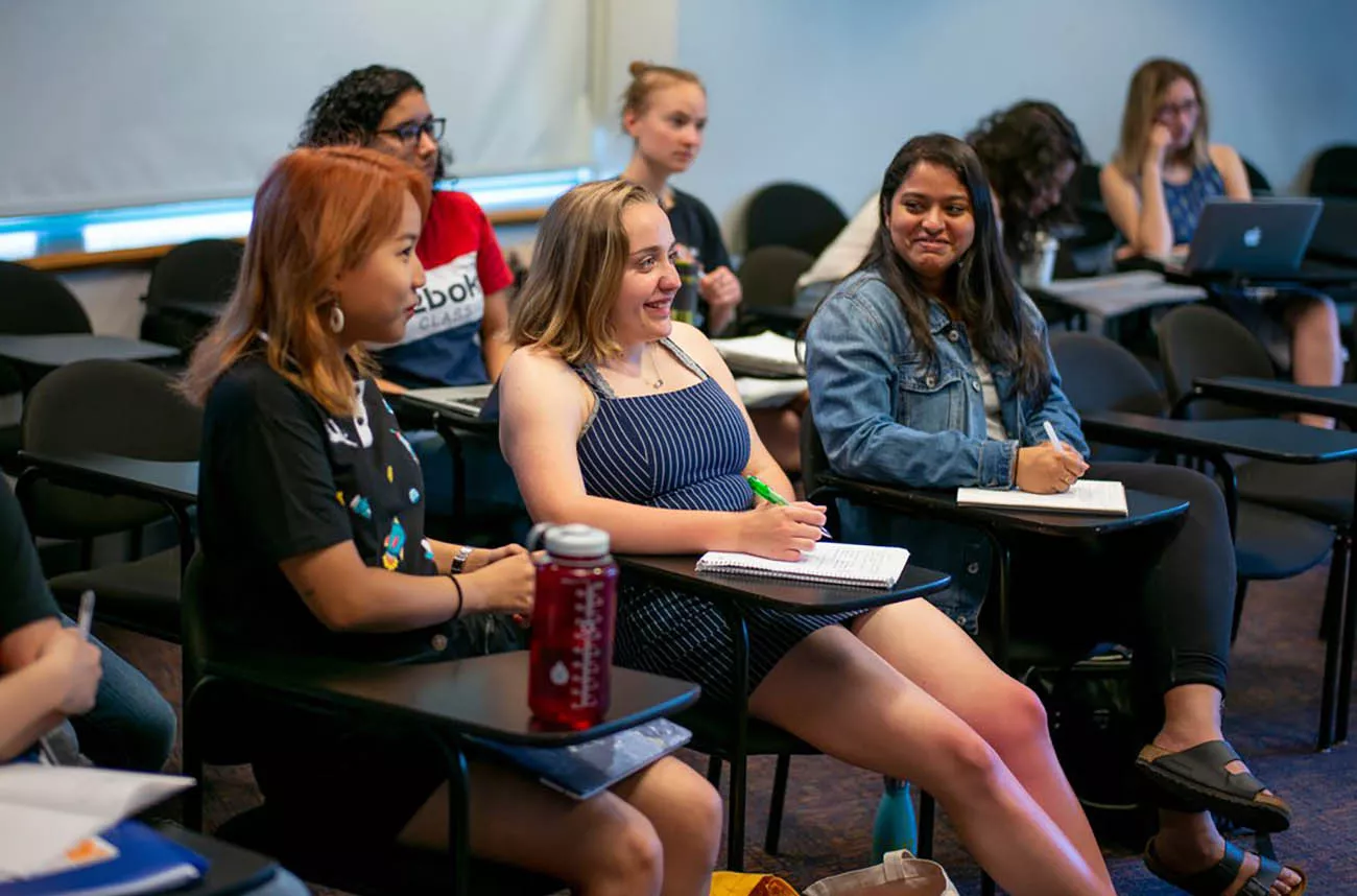 students in a classroom