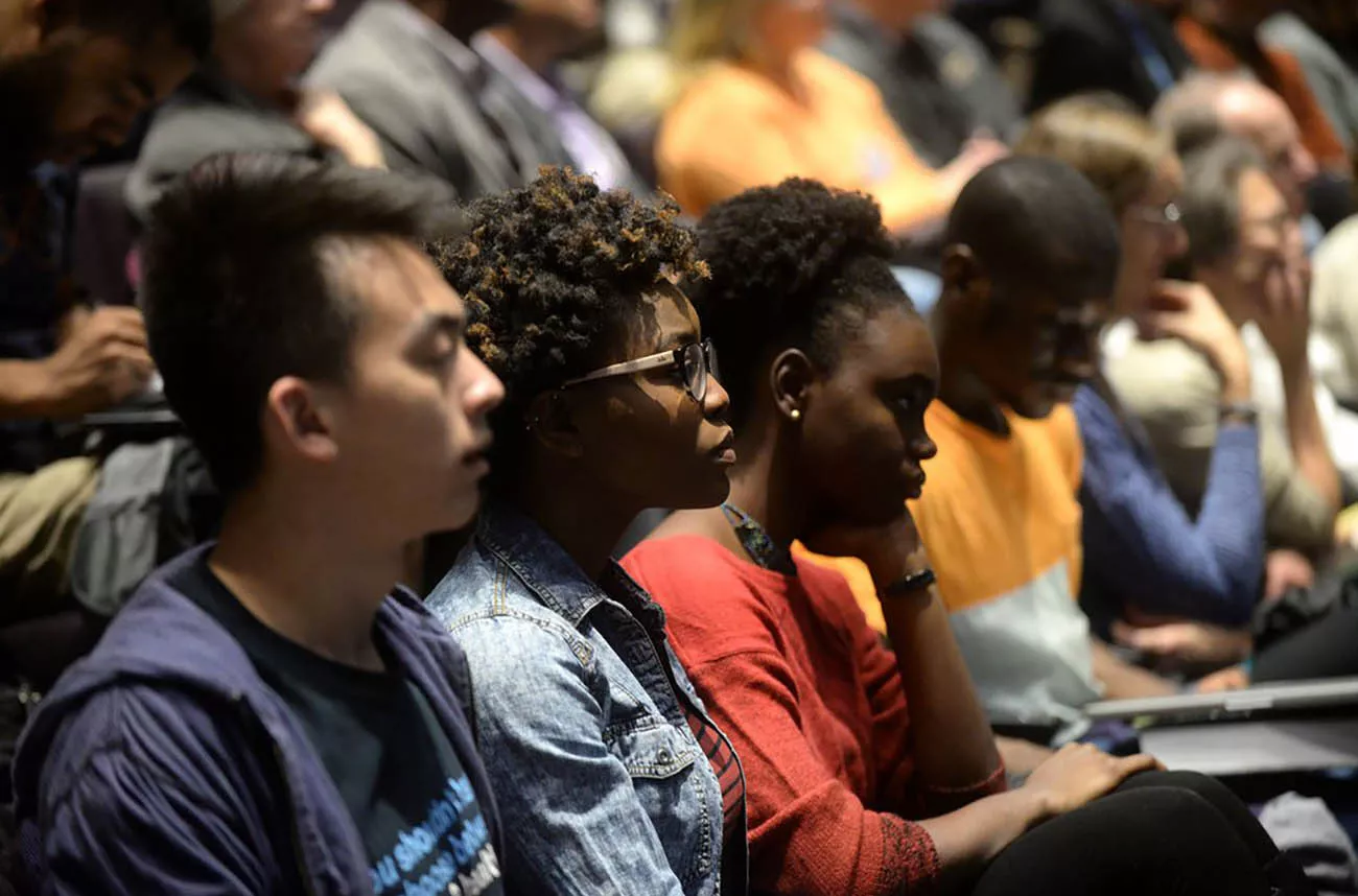 students listening to a lecture