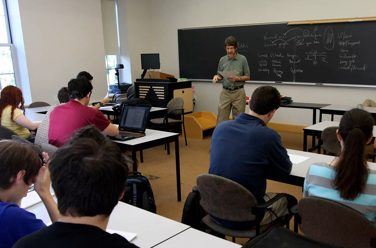 students in a classroom