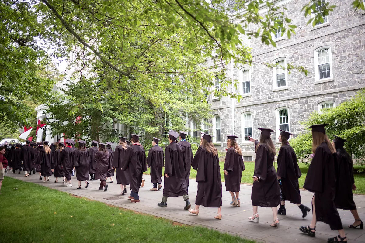 commencement procession 