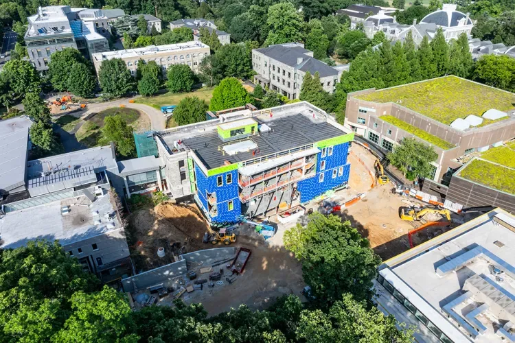 martin hall aerial view