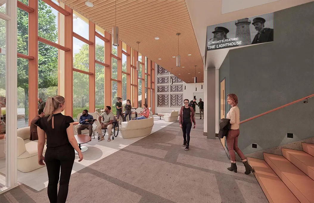 Rendering of martin Hall lobby