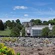 A view from one of Swarthmore's green roofs