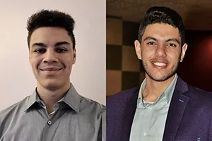 Kaidan Fullerton '23 and Nader Almadbooh '23