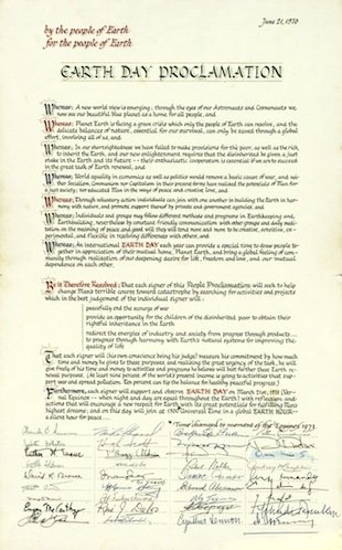 Earth Day Proclamation