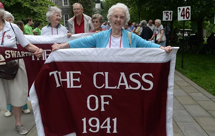 The Class of 1941 at Alumni Weekend 2016.