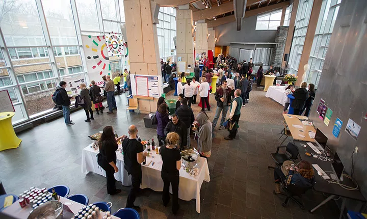 Overview of the Science Center Eldridge Commons