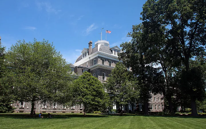 Front view of Parrish Hall