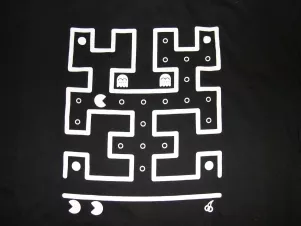 2008 shirt back: pacman/hilbert curve