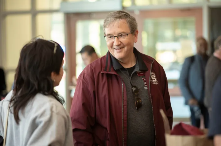 Jim Bock at Garnet Weekend event