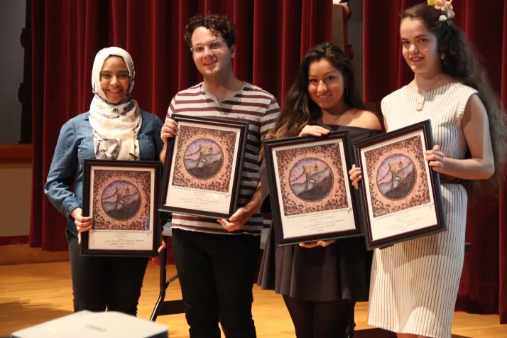 Senior Awards at IC Dinner