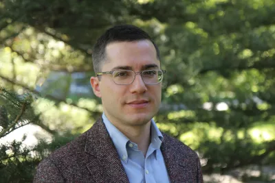 Headshot of Associate Professor of Art History Brian Goldstein