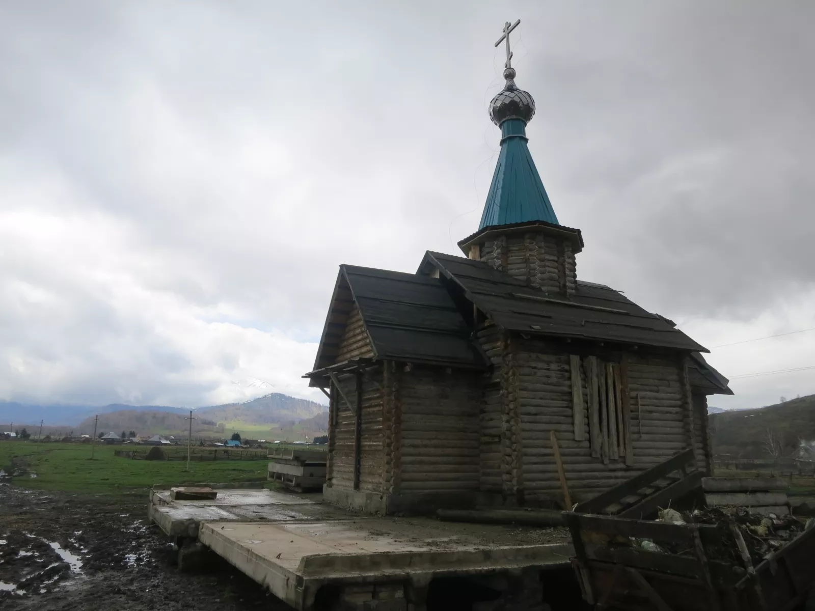 Chapel in Poporechnoe, Kazakhstan