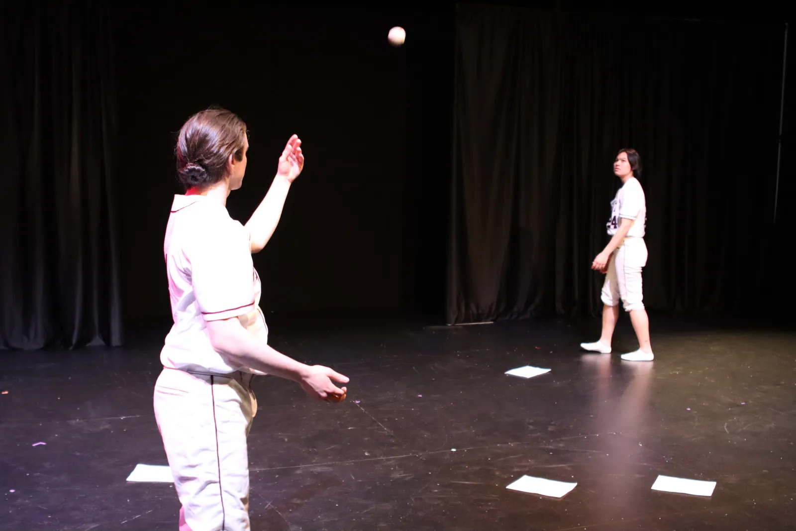 Griffin Moore and Jing Jing Gopinath in "Brand New Ball Game", directed by Sophia Pereda-Echeverry