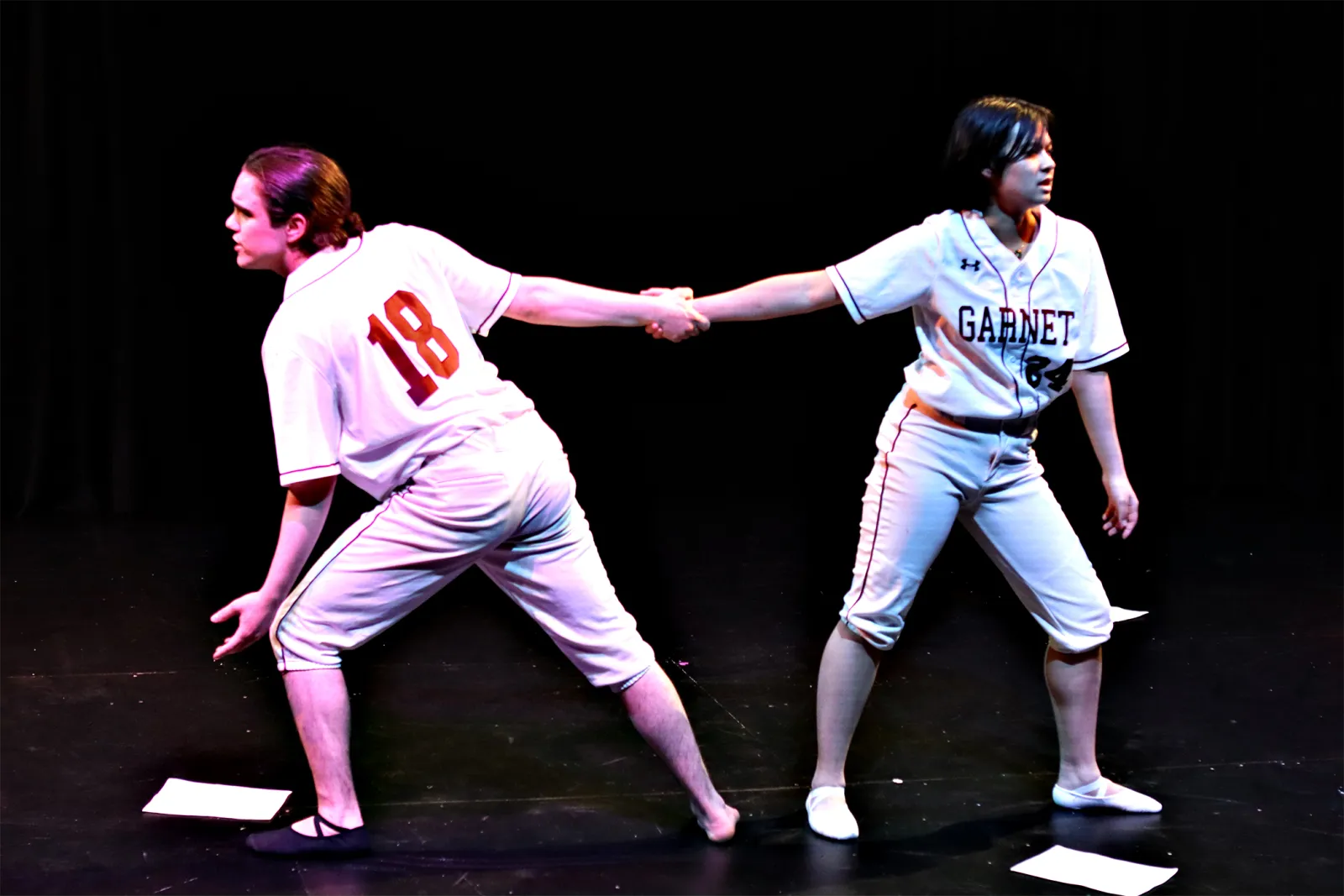 Griffin Moore and Jing Jing Gopinath in "Brand New Ball Game", directed by Sophia Pereda-Echeverry