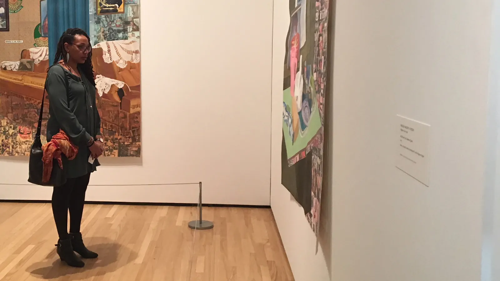 An alum looks at Njideka Akunyili Crosby '04's art at the BMA