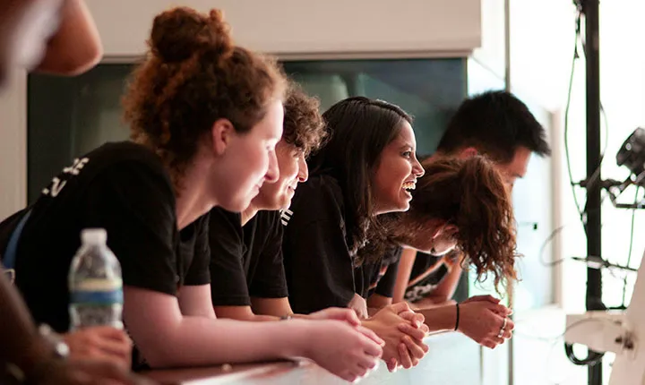 Orientation advisors during Class of 2022 Meeting