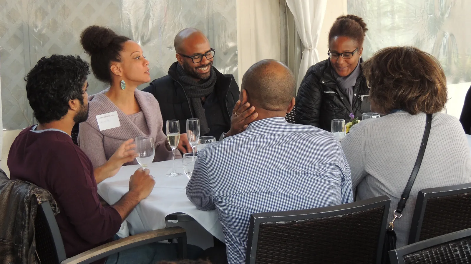 SBAN attendees at brunch