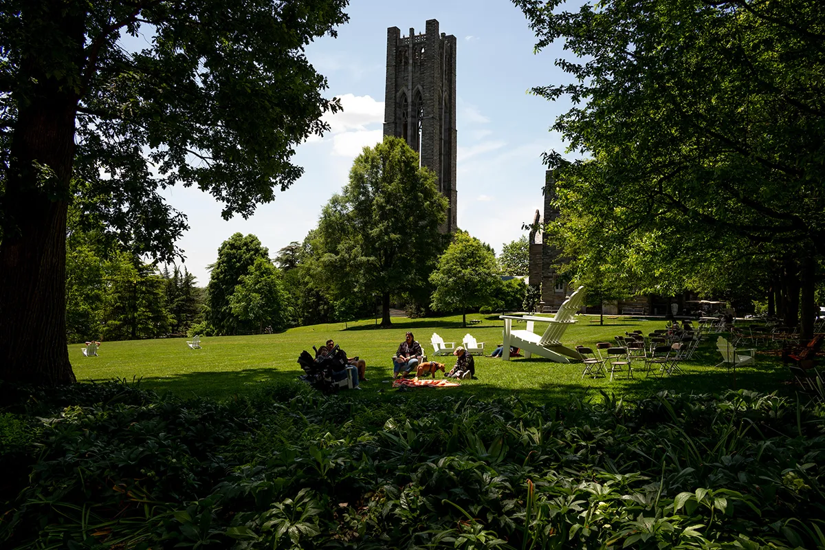 Parrish Beach with Belltower in background