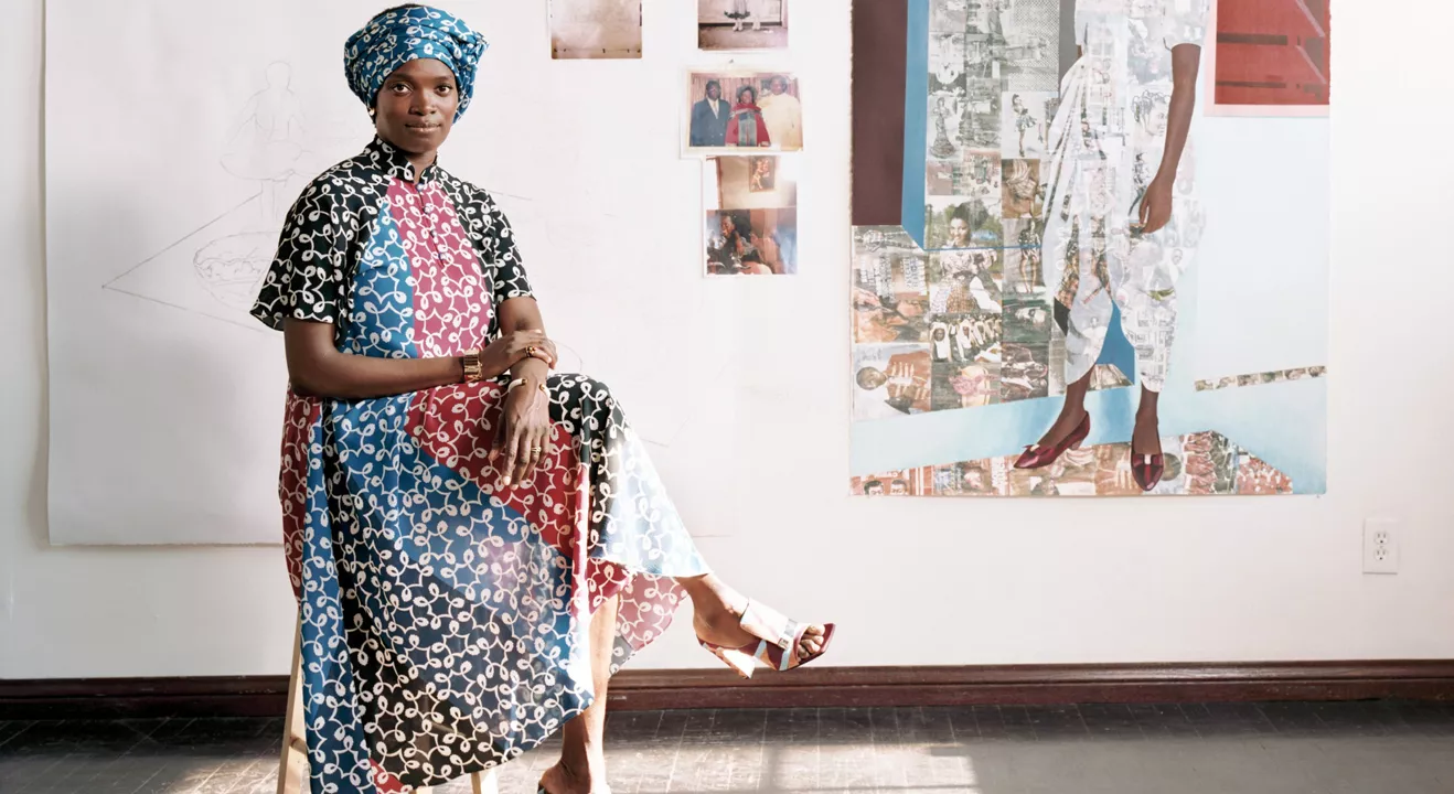 Njideka Akunyili Crosby, '04, Studio artist. MacArthur Genius grant recipient. Honorary Doctorate of Arts, Swarthmore College. MFA, Yale School of Art