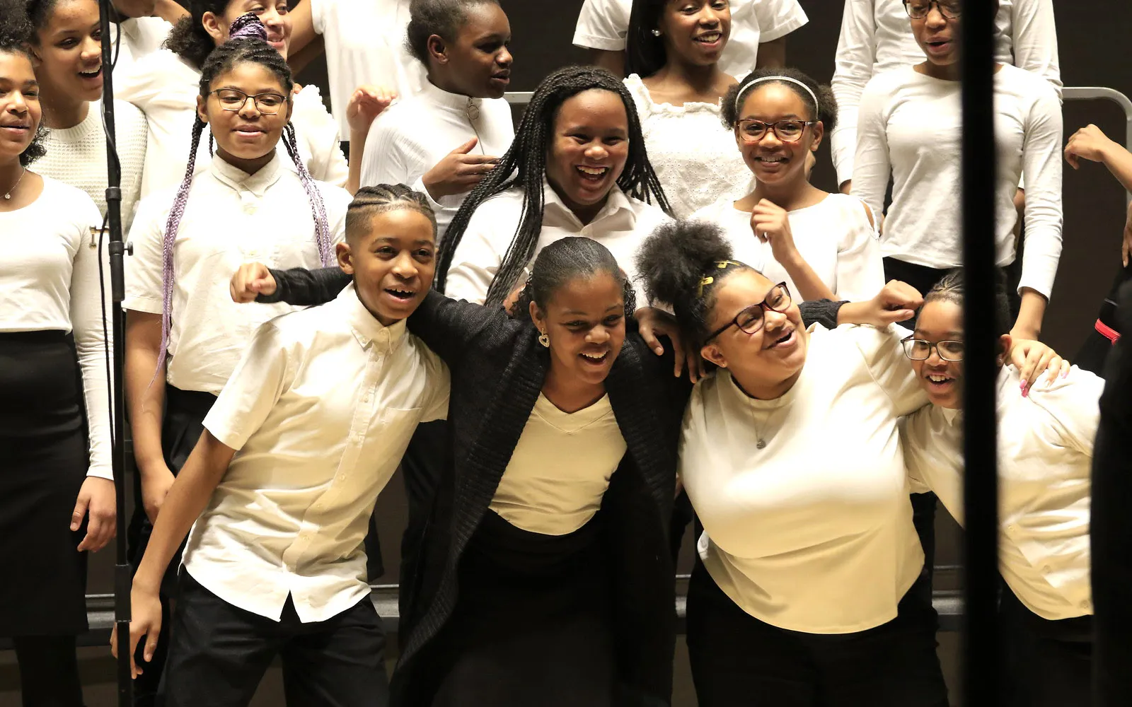 Chester Children's Chorus singing