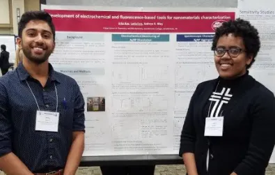 MARM Conference, Hershey, PA June 2017. Arka Rao ' 18 and Laela Ezra '19