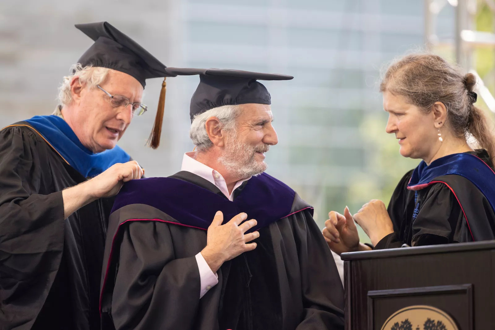 Honorary degree recipient T. Alexander Aleinikoff ‘74