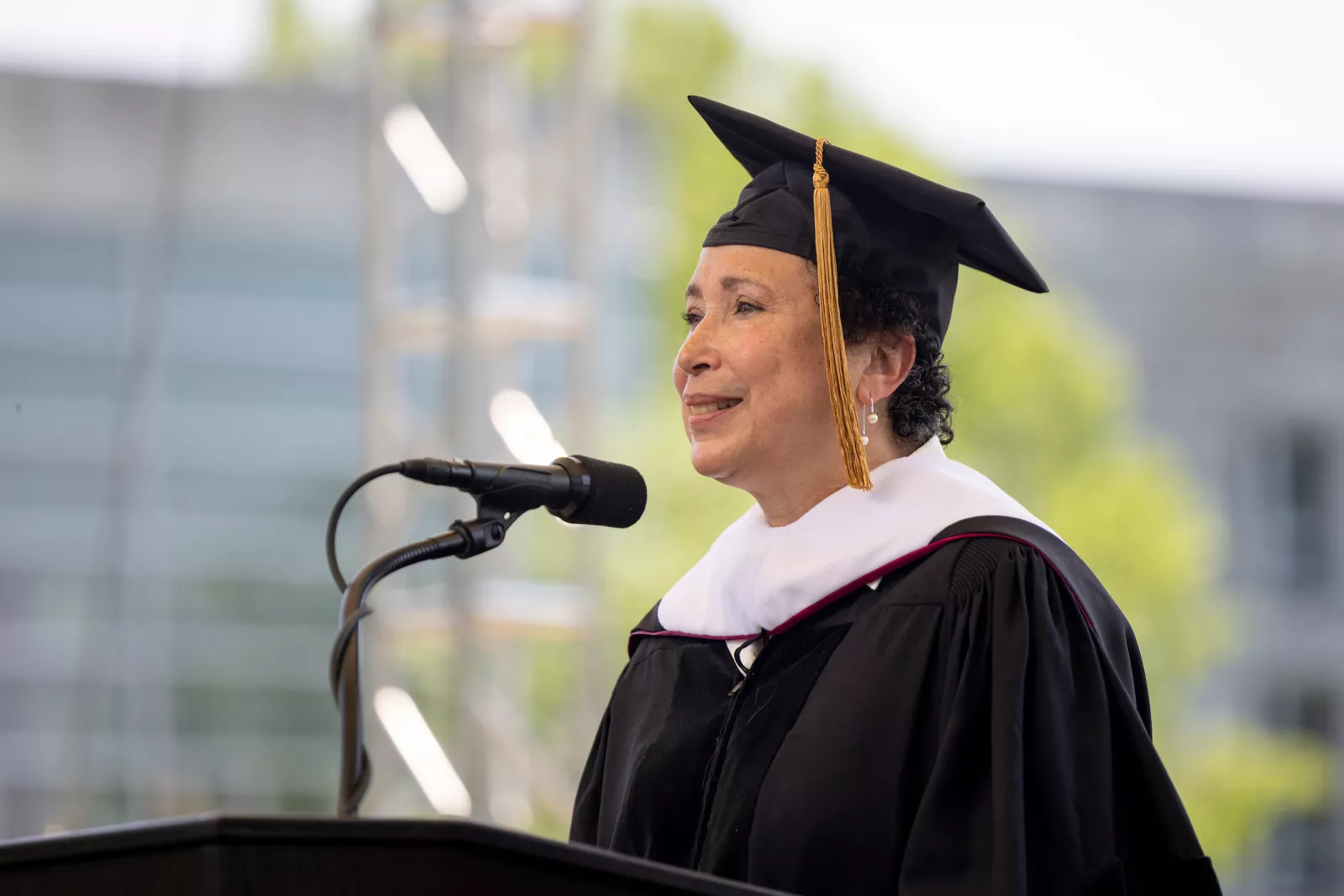 Honorary degree recipient Virginia Johnson