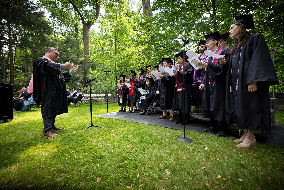 choir performs