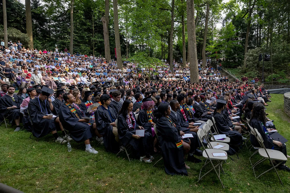 Class of 2024 gathers in outdoor amphitheater for baccalaureate