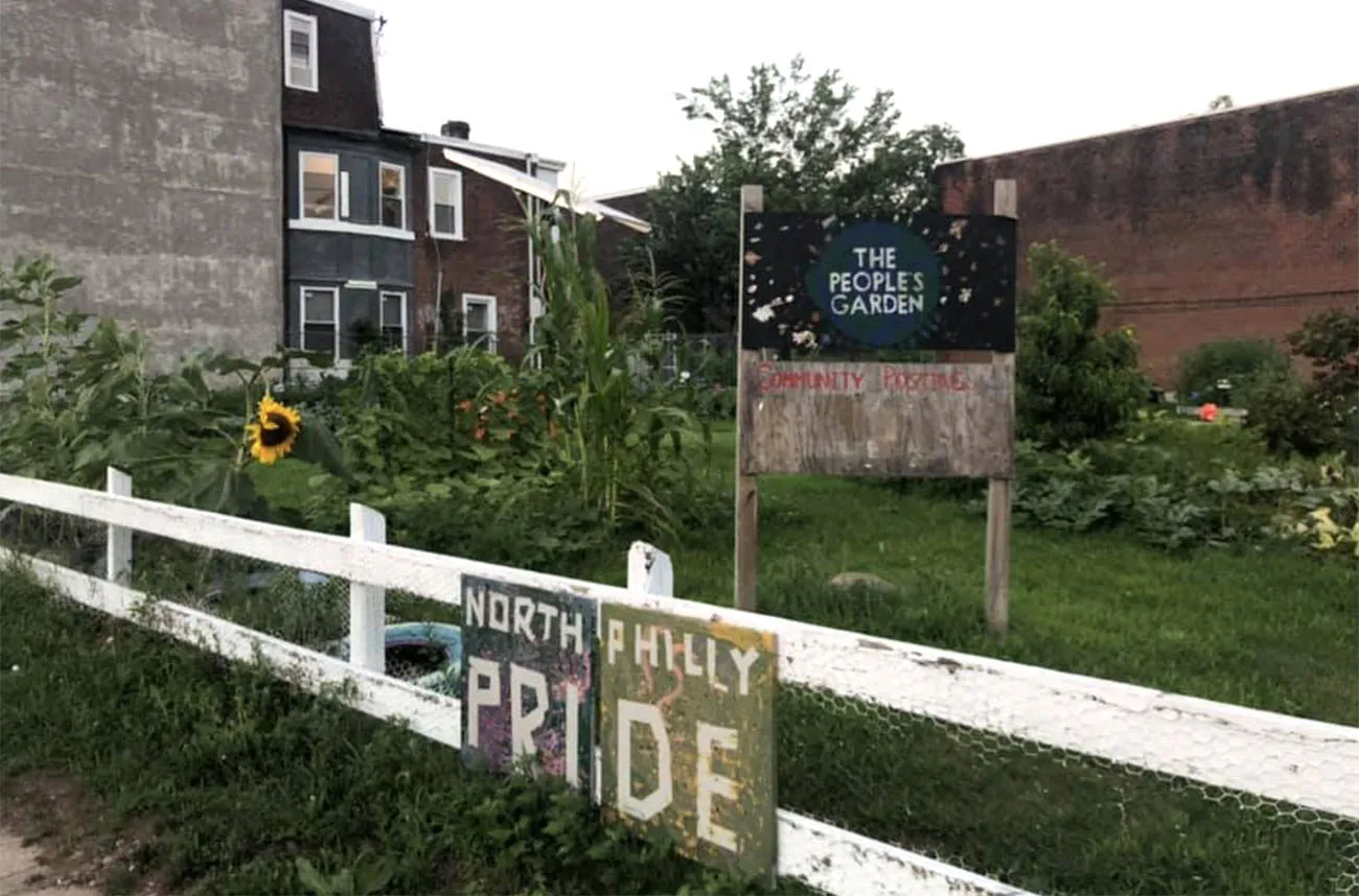 Peoples Garden, North Philadelphia 