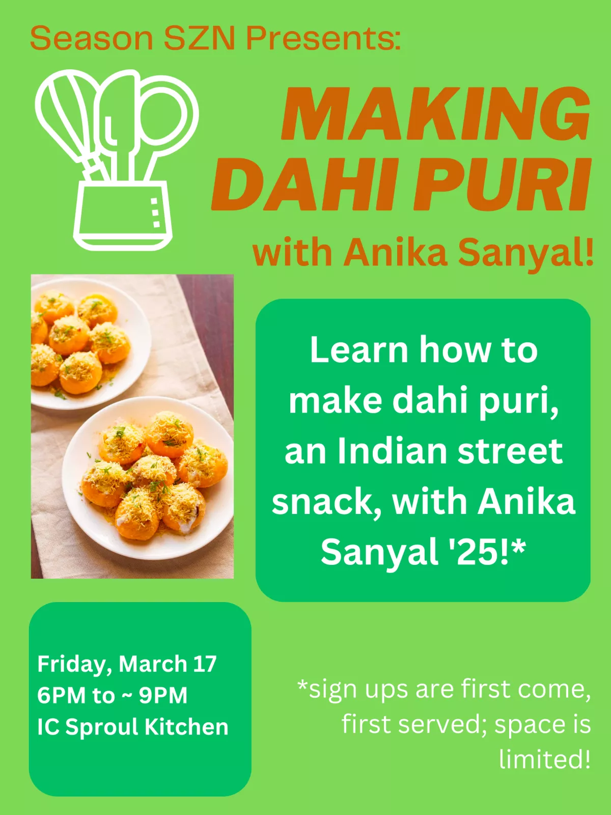 dahi puri flyer