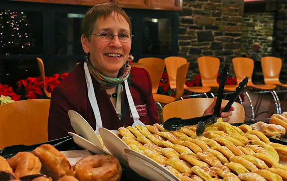 Constance Hungerford at Midnight Breakfast