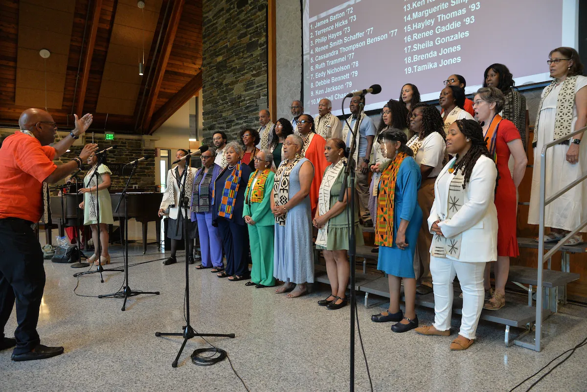 Gospel choir performs