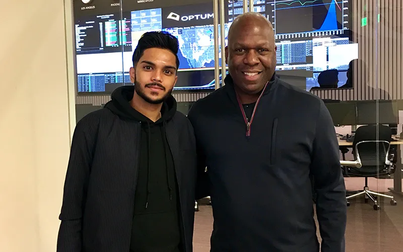 Murtaza Ukani '22 and Norman L. Wright, ‘86