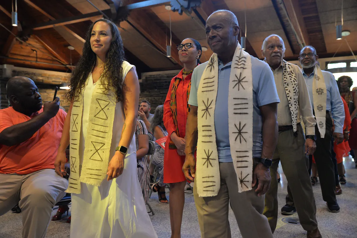 Gospel choir procession