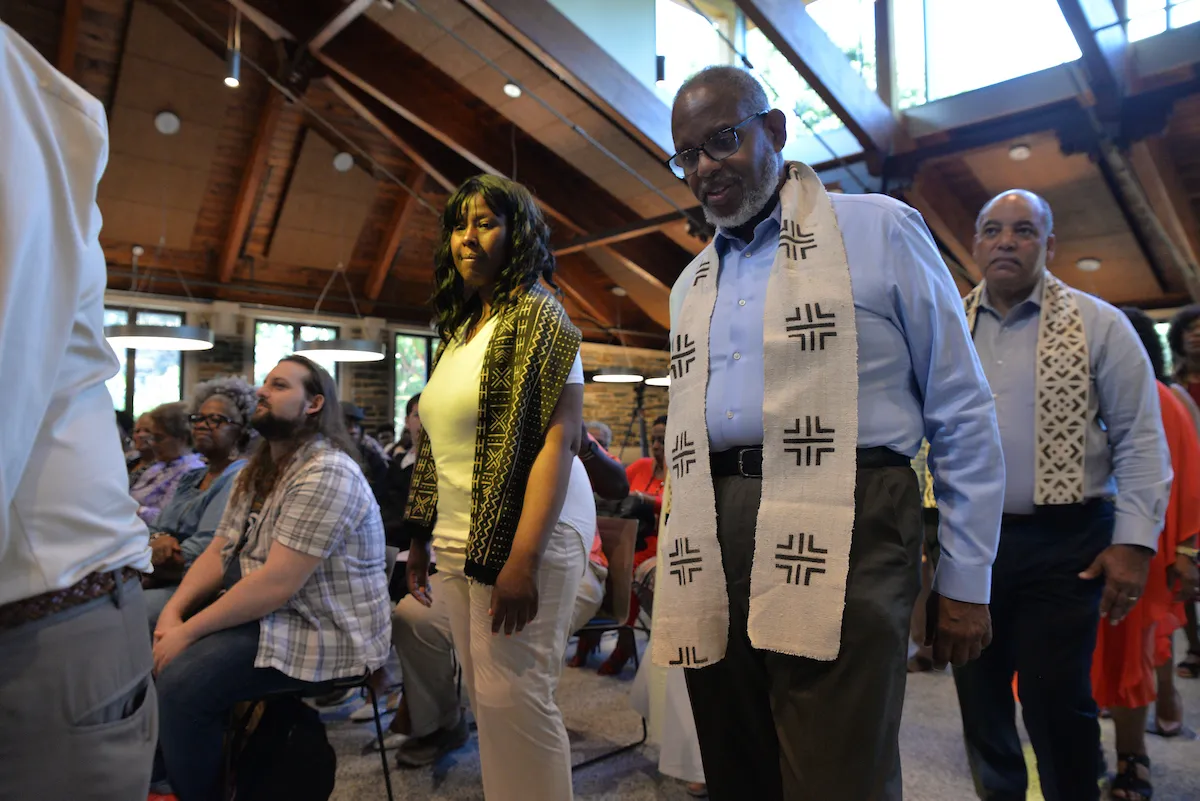 Gospel choir procession