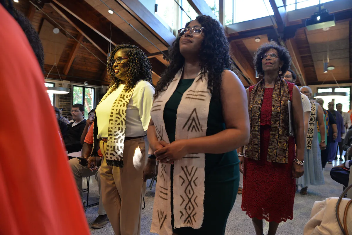 Alumni gospel choir procession