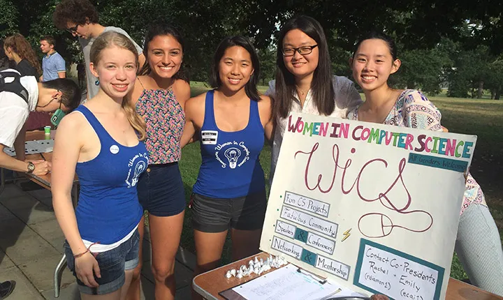 Women in Computer Science at the Student Organizations Fair