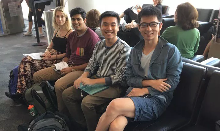 Zoey Werbin ‘17, Tushar Kundu '17, Tuan Nguyen ’18, and Jason Lin ’18 