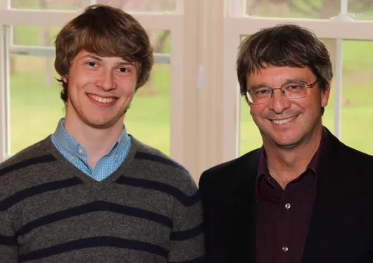 Barrett Powell and Professor Paul Rablen at the ACS Awards Dinner