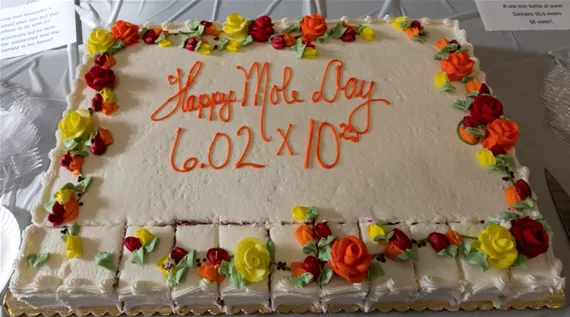 Mole Day Cake