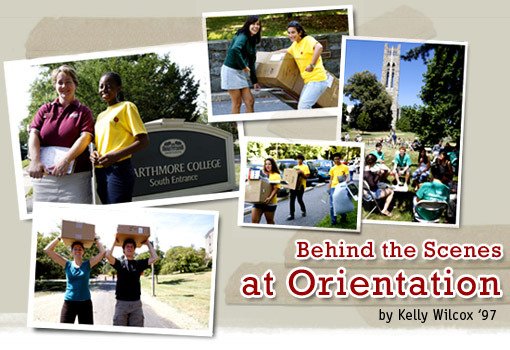 Behind the Scenes at Orientation by Kelly Wilcox '97