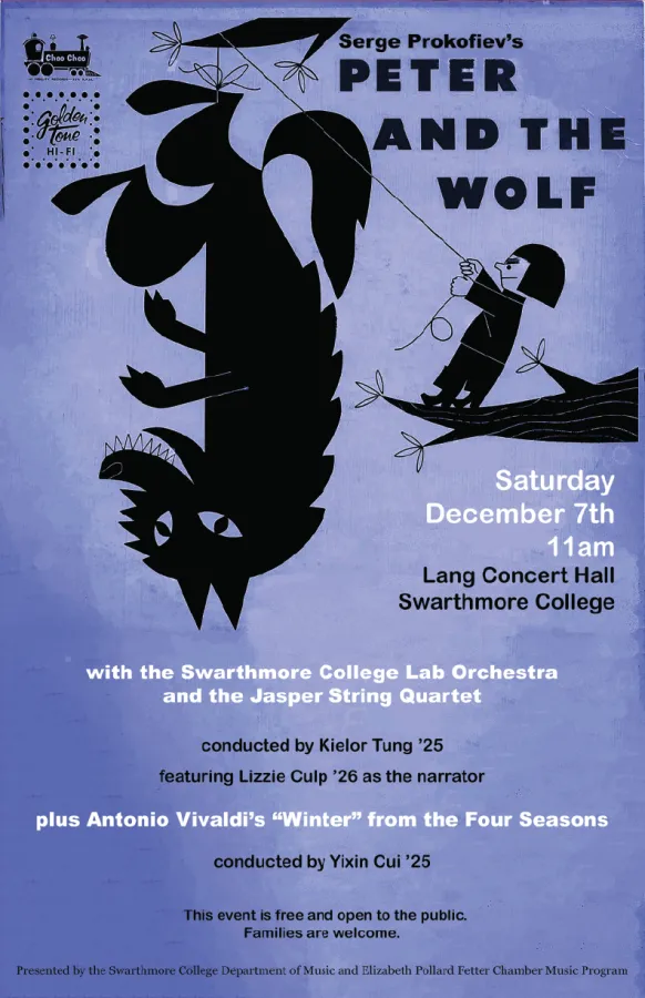 Peter and the Wolf concert poster