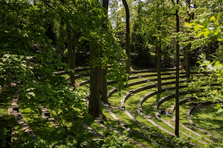 Amphitheater during spring