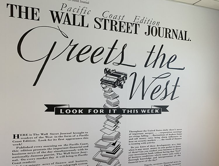Exterior of Wall Street Journal Bulding