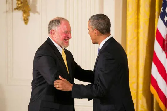 Robert Putnam '63 and Barack Obama