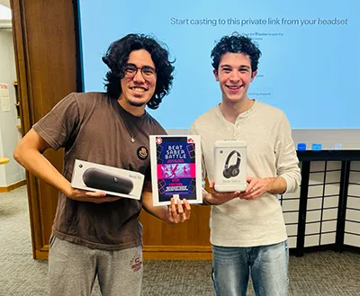 Students share prizes from VR headset competition